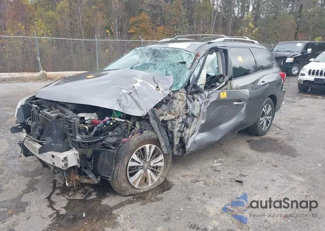 2017 Nissan Pathfinder Sl из США, поврежденный, VIN 5N1DR2MN0HC623892